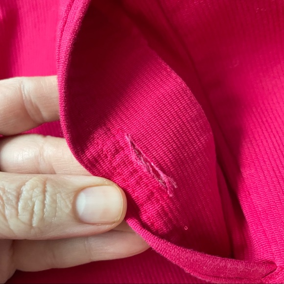 Bright Pink Stretch Corduroy Pants - Picture 7 of 7